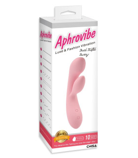 Вибратор-кролик для стимуляции точки G Chisa, розовый, 20.5 х 4 см - No Taboo