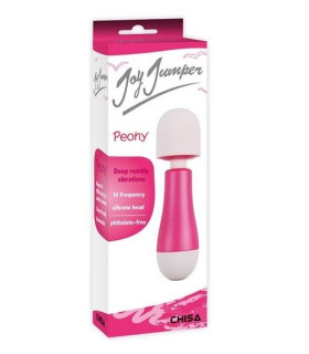 Мини вибромассажер Chisa, розово-белый, 12 х 3.2 см - No Taboo
