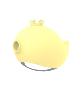 Вакуумный стимулятор клитора с вибрацией Rachel, желтый - No Taboo