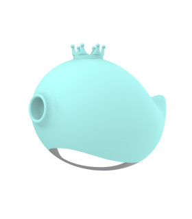 Вакуумный стимулятор клитора с вибрацией Rachel, голубой - No Taboo