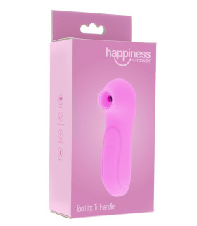 Вакуумный стимулятор клитора Toy Joy, силиконовый, розовый - No Taboo