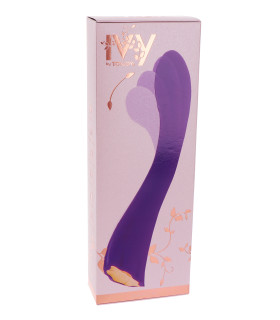 Вибратор для точки G Dahlia Toy Joy, фиолетовый, 23 х 3.5 см - No Taboo