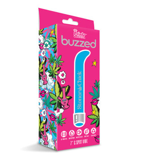 Вибратор для точки G Global Novelties, голубой, 17.7 х 2.5 см - No Taboo