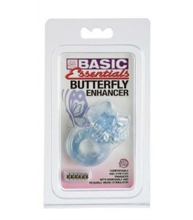 Эрекционное кольцо с вибрацией California Exotic, голубое, 2 см - No Taboo