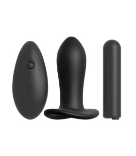 Вибротрусики Pipedream Fantasy Panty с радиоуправлением, черные, One Size - No Taboo