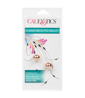 Вагінальні кульки California Exotic, золоті, 2 х 24.4 г - No Taboo