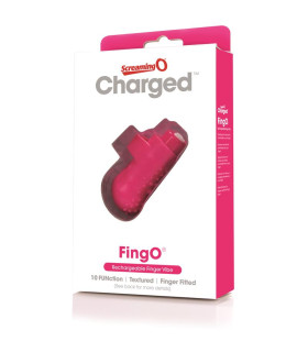 Вибратор на палец The Screaming O, розовый, 6.7 х 2 см - No Taboo