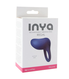 Эрекционное виброкольцо NS Novelties Inya, синее, 5.8 х 4.3 см - No Taboo