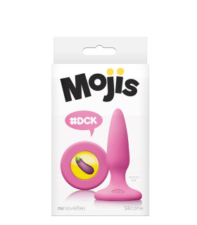 Анальная пробка Mojis #DCK NS Novelties, розовая, 6.5 х 2.2 см - No Taboo