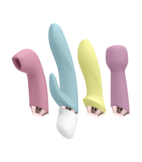 Набор вибраторов Satisfyer Marvelous Four разноцветный, 4 шт - No Taboo
