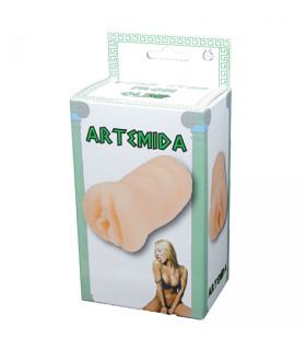 Мастурбатор реалистичный Artemida, бежевый, 14.5 х 7 см - No Taboo