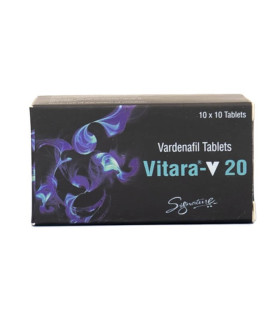 Таблетки для потенции Vitara-20 Vardenafil, 1 шт. - No Taboo