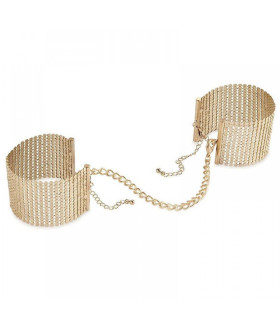 Браслеты-наручники Bijoux Indiscrets золотые, OS - No Taboo