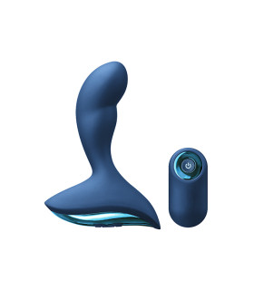 Масажер простати з вібрацією NS Novelties, синій, 8.5 х 3 см - No Taboo