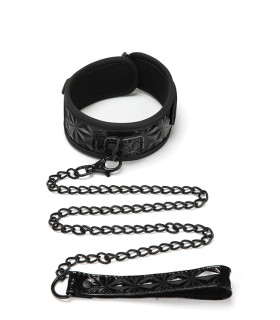 Нашийник з повідцем Whipsmart, чорного кольору - No Taboo