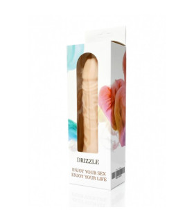 Вібратор реалістичний Drizzle, бежевий, 19 х 4.5 см - No Taboo