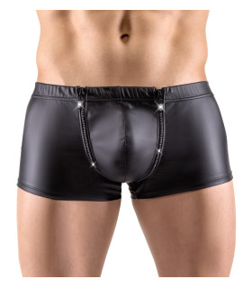 Мужские трусы с молнией на пенисе S Svenjoyment, черные - No Taboo