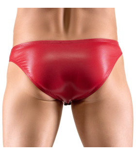 Трусы сексуальные мужские S Svenjoyment, со шнуровкой, красные - No Taboo