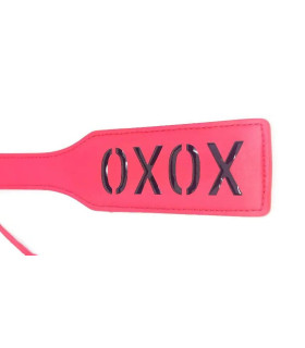 Паддл з написом XOXO, червоний, 31.5 см - No Taboo