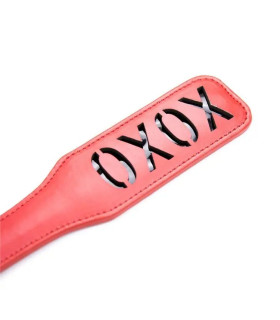 Паддл з написом XOXO, червоний, 31.5 см - No Taboo