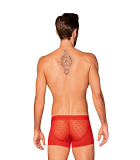 Труси чоловічі L/XL Obsessive Obsessiver, з сіточкою, червоні - No Taboo