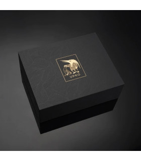 Страпон с нереалистичным фаллоимитатором S UPKO, с ошейником, черный, 12.5 х 2.2 см - No Taboo