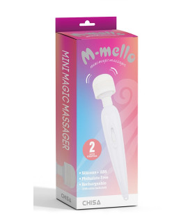 Вібромасажер міні M-mello Chisa, білий, 14.8 х 2.7 см - No Taboo