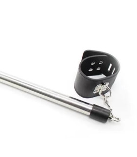 Распорка для ног, металлическая, серебряно-черная - No Taboo