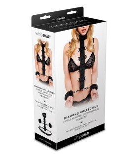 Набор для фиксации WhipSmart Diamond, черный - No Taboo