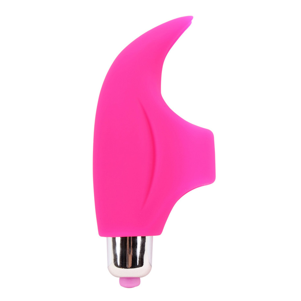 Вибратор на палец Chisa, розовый, 10 х 2.6 см (205152), zoom