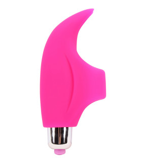 Вибратор на палец Chisa, розовый, 10 х 2.6 см - No Taboo