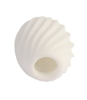 Мастурбатор нереалистичный яйцо Chisa Cozy Alfa, белый, 10.6 х 5.5 см - No Taboo