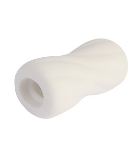 Мастурбатор хай-тек Chisa Cozy Blow Cox, з рельєфом, білий, 10.7 х 4.8 см - No Taboo