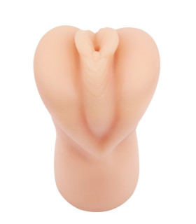 Мастурбатор реалистичный вагина Chisa T-Skin, бежевый, 14.8 х 7.4 см - No Taboo