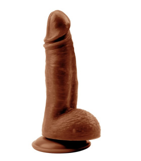 Фаллоимитатор реалистичный Chisa Rubicon, с присоской, коричневый, 20 х 4.3 см - No Taboo