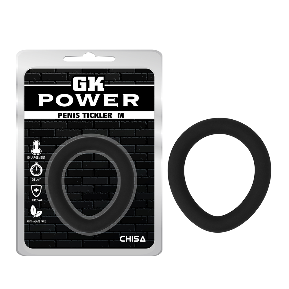 Кільце ерекційне M Chisa GK Power, чорне, 6 см (41623), zoom