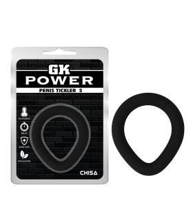 Эрекционное кольцо S Chisa GK Power, черное, 5.5 см - No Taboo
