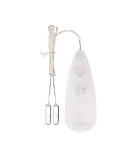 Віброкулі з пультом керування Chisa Hi-Basic, сріблясті, 4.5 см х 0.75 см - No Taboo