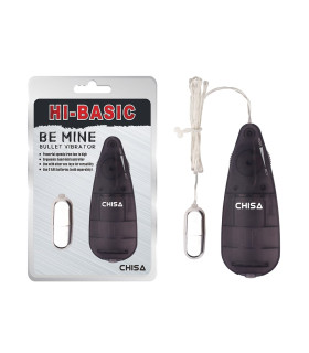 Віброкуля з пультом Chisa Hi-Basic, срібна, 4.5 х 1.5 см - No Taboo