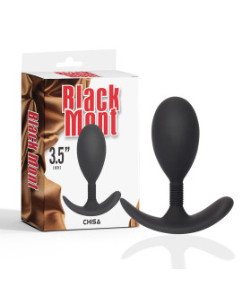 Анальная пробка M Chisa Black Mont, черная, 10.8 х 3.8 см - No Taboo