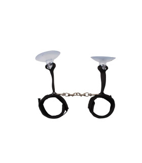 Фиксаторы для рук на присосках Chisa Behave, черные - No Taboo