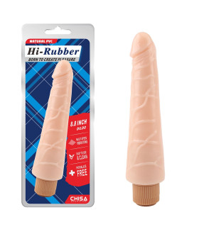 Вибратор реалистичный Chisa Hi-Basic, бежевый, 23 х 5 см - No Taboo