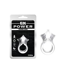 Кільце ерекційне на член Chisa GK Power, прозоре, 3.5 см - No Taboo