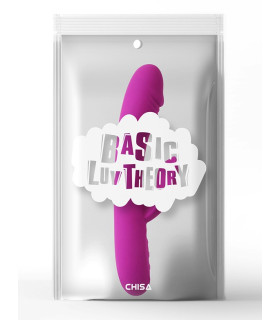 Вібратор-кролик Chisa Basic Luv Theory, фіолетовий, 20 х 2 см - No Taboo