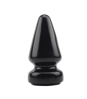 Анальная пробка гигантская Chisa Rubicon, черная, 18.5 х 9 см - No Taboo