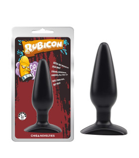 Анальная пробка M Chisa Rubicon, черная, 14 х 4 см - No Taboo