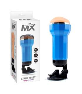 Мастурбатор реалистичный вагина в колбе Chisa MX, голубой, 26 х 9 см - No Taboo