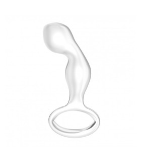 Анальна пробка Lovetoy Glass Romance, скляна, 11.4 х 2.9 см - No Taboo