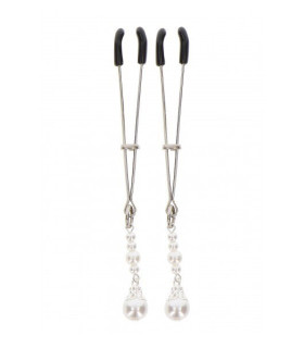 Зажимы для сосков Taboom, с жемчужинами - No Taboo