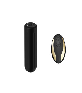 Вибропуля с пультом дистанционного управления Rocket, черная - No Taboo